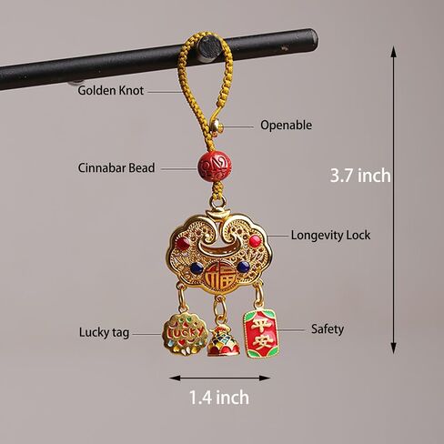 Good Luck Keychain with Good Meaning by the Ancient Cloisonne Enamel craftsmanship Method in Kuwait