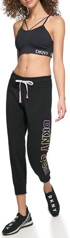 DKNY Women's Cropped Ombre Logo Jogger in Saudi Arabia