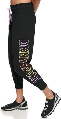 DKNY Women's Cropped Ombre Logo Jogger in Saudi Arabia