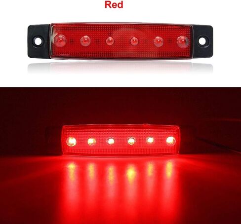 LED Boat Interior Lights Marine Courtesy Light Strip Deck Transom Cockpit Navigation Lighting Waterproof 12V for Fishing Pontoon Sailboat Kayak (6Pcs) (White) in Saudi Arabia