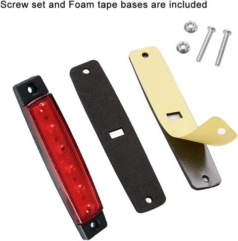 LED Boat Interior Lights Marine Courtesy Light Strip Deck Transom Cockpit Navigation Lighting Waterproof 12V for Fishing Pontoon Sailboat Kayak (6Pcs) (White) in Saudi Arabia