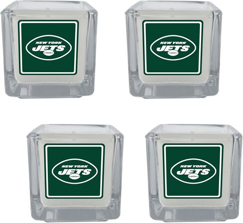 شموع معطرة من Siskiyou Sports NFL San Francisco 49ers، 4 قطع مقاس واحد، ألوان الفريق in Saudi Arabia