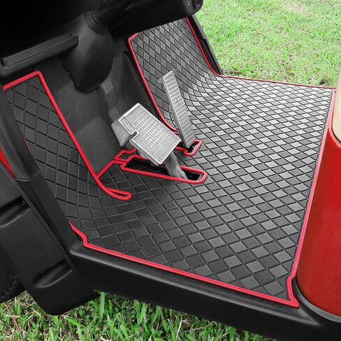 Yamaha Drive G29 Golf Cart Floor Mat, Upgraded Non-Slip Improved Full Coverage Liner Mats Replacement with 8MM Thick Rubber, Only Fits Yamaha Drive (Gen1), G29, YDR, Adventurer (2007-2016) in Saudi Arabia