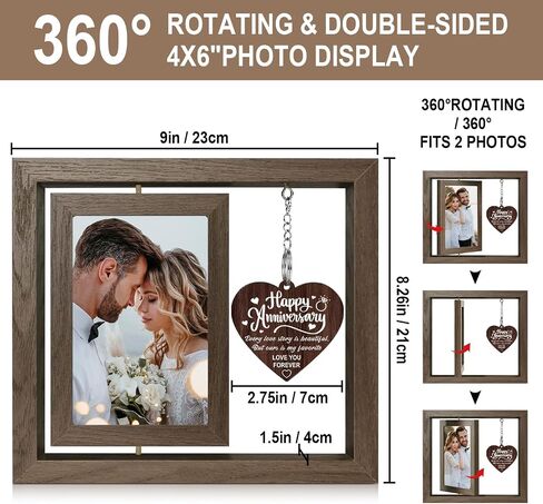 Cat Loss Sympathy Bereavement Remembrance Gift,Sympathy Gifts for Loss of Cat, Pet Loss Remembrance Rotating Floating Picture Frame,cat memorial Cat Picture Frame,Pet Loss Gifts 4x6 in Photo in Saudi Arabia