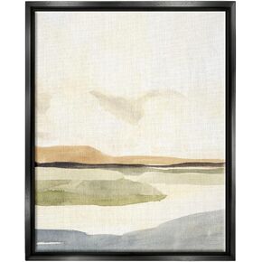 Stupell Industries Scenic River Landscape Sky Floating Framed Wall Art, Design by Annie Warren