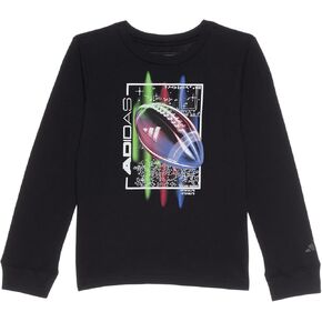 adidas Boys' Long Sleeve Cotton Graphic T-Shirt