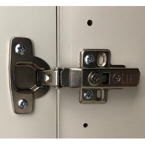 NELI Set of 4 Hinges (New) with softclose for Pax (Like KOMPLEMENT Hinges) with 4 Hinges and 16 Screws