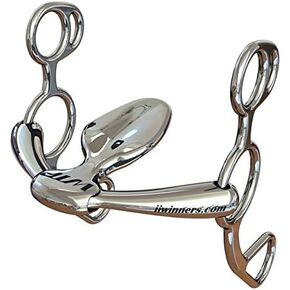 WTP Winning Tongue Plate Western Bit with Extended Plate 5"