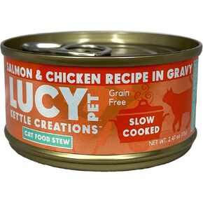 Lucy Pet Products Kettle Creations Sardine and Tuna Cat Stew Recipe in Gravy 2.47oz, Green (LPPFFLW403)
