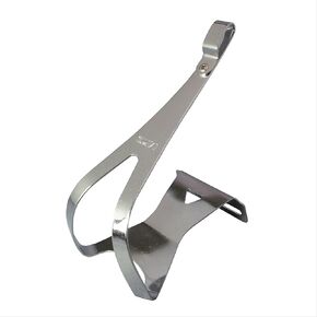MKS Steel Deep Toe Clips MEDIUM Track Fixed Gear - Chrome