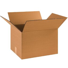 BOX USA Shipping Boxes Double Wall 14"L x 10"W x 8"H, 15-Pack | Corrugated Cardboard Box for Packing, Moving and Storage