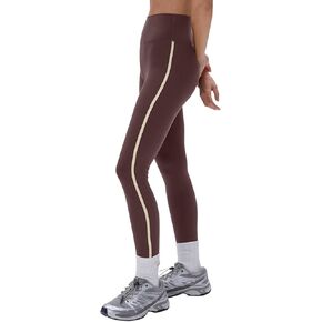 REORIA Striped High Waist Yoga Pants Women Workout Leggings for Women Tummy Control