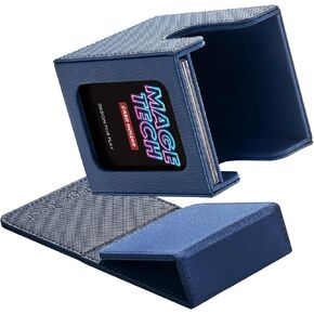 Commander Deck Box Lite - شاشة عرض للبطاقات مع حامل بطاقات سريع وغطاء قابل للإزالة، تناسب أكثر من 100 بطاقة ذات أكمام واحدة، مثالية لـ MTG، PTCG، OPCG، SWU والمزيد (أزرق) in Kuwait