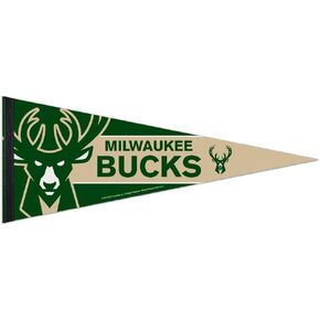 Wincraft NBA 69686015 Milwaukee Bucks Premium Pennant, 12" X 30"