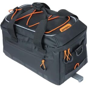 Basil Miles Tarpaulin trunkbag MIK, 7L, Black Orange