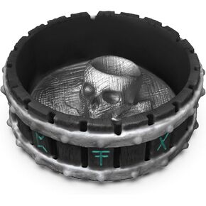 Skull Ashtray, Cool Ashtrays, Fun Skull Ash Tray for Cigarettes, Christmas Halloween Ashtray Fun Taste The Living Room Decoration for Smoking Room Decor Gifts for Smokers