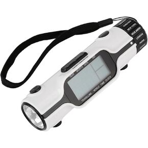 World Time Travel Clock, World Time Alarm Clock, Flashlight LED Digital World Time Travel Alarm Clock Thermometer for Traveling, Bedroom, Digital Desk Clock, Portable Time Zone Alarm Clock