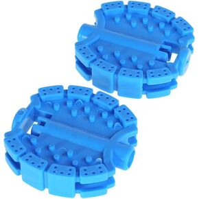 Children Bike Pedal, Plastic, Blue, 2.4x2.76 inches, Bicycle Tricycle Replacement Tool, Non Slip, Modern Style