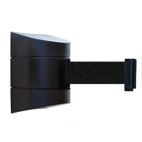 897-24-S-33-NO-B9X-C - Wall Mount 24' Standard Mount Black Caps No Custom Black Standard Belt End