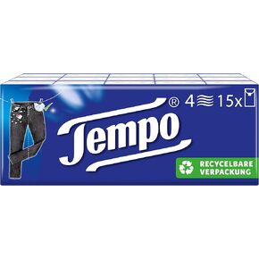 Tempo Tissues 15 Pack (15x10 Tissues)