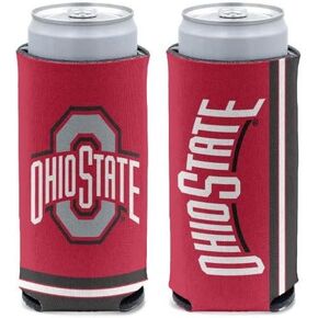 NCAA Ohio State Buckeyes Slim Can Cooler, Team Colors, One Size
