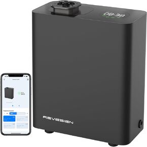 Hotel Collection Diffuser Machine, Scent Air Machine for Home, HVAC Scent Diffuser Cover Up to 3000 Sq. Ft with Cold Air Technology | Commercial Waterless Aromatherapy Diffuser for Large Room - Black