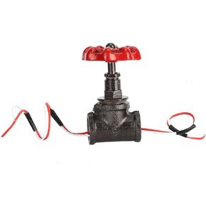 Retro Steampunk 1/2 Inch Stop Valve Light Switch with Wire for Water Pipe Lamp Vintage Lamp Loft Iron Valve Vintage Table Lamp Use