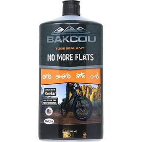 Bakcou | Flat Out - Ultimate Off-Road eBike with Bicycle Sealant for Unmatched Protection and Tire Repair | Prevents Flats, Seals Leaks, and Saves You Money | Engineered for The Toughest Conditions
