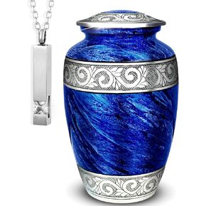 Large Urn for Ashes Adult Male | Urn for Ashes for Women | Urns for Human Ashes Large Urn & Necklace Urn Set