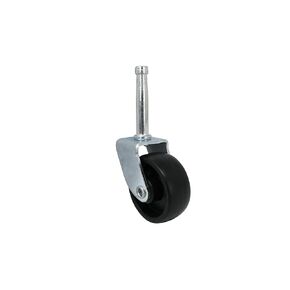 Shepherd Hardware 9557 1-1/4-Inch Plastic Stem Casters, 4-Pack , Black