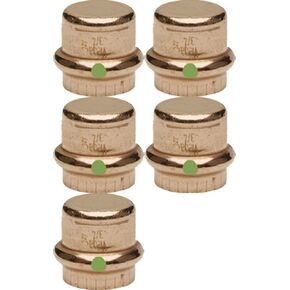 VIEGA 77712 Propress Zero Lead Copper Cap with 1/2" Plumbing (5-Pack)