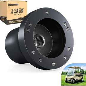 10L0L Golf Cart Steering Wheel Adapter for Club Car DS, Black