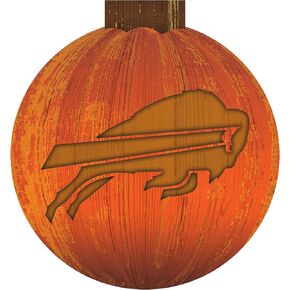 NFL Buffalo Bills Unisex Buffalo Bills 12 in. Halloween Pumpkin Sign, Team Color, 12 inch