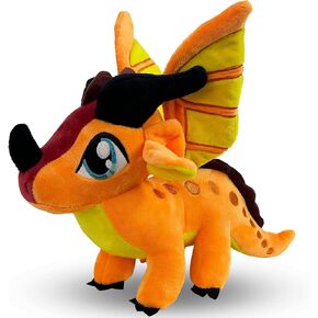 Dragon Plush Wings Toys Stuffed Animal Kawaii Blue Colorful Dragon Decor Merch Gift for Kids Boys Girls Aged 3+