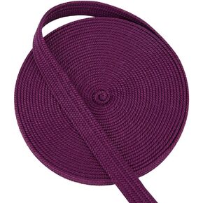 OLYCRAFT 5.5 Yards/5M Purple Ito Sageo Wrapping Cord 0.5 Inch Wide Silk-Cotton Blend Sword Handle Cord Tsukamaki Sageo Wrapping Cord for Japanese Samurai Katana Swords Handle Rope