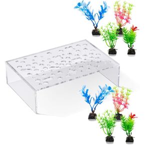 Transparent Shrimp Breeding Protector, Hideout Caves for Shrimp, Shrimp Breeding Aquarium Tunnel, Aquarium Fish Tank Decorations Accessories (Large)