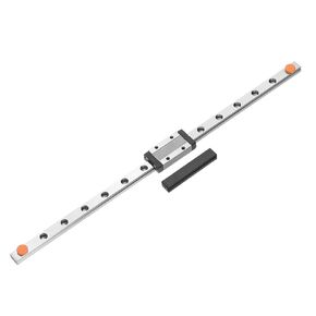 uxcell MGN9 300mm Linear Guide Rail with MGN9H Sliding Carriage Block Bearing Steel and Plastic Mini MGN12 Linear Guide for DIY 3D Printers and CNC Machine, Silver