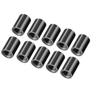 DMiotech 10 Pack M3x8mm Aluminum Spacer Column Aluminum Standoffs Round Spacers Model Spacing Screw Post for RC, Black