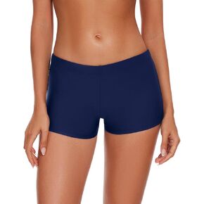 Bikini Bottom for Women, Womens Swim Shorts, Bathing Suit Bottoms for Women, Black Tankini Bottoms Full Coverage