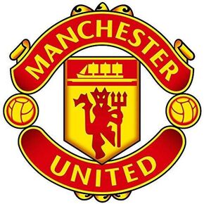 Set of 3 - Manchester United F.C. Soccer Sticker Graphic - Die Cut Sticker, High Resolution Top Grade Vinyl