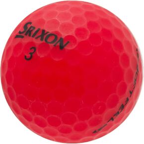 LostGolfBalls - 24 Matte Red Srixon Soft Feel Golf Balls in Mint Condition, Recycled Used Golf Balls, AAAAA Quality Quality, White