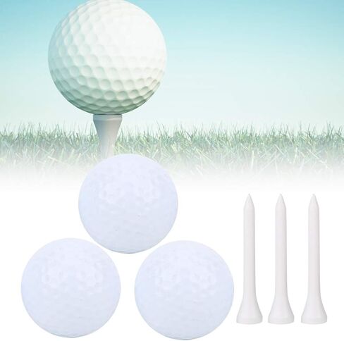 RiToEasysports Golfball Ball Bag Holder,Leather Transparent Golfball Ball Pouch with Golfball Ball & Tee in Saudi Arabia