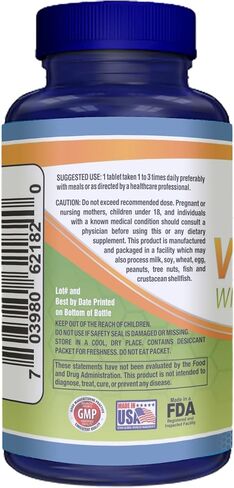 Herbalxpress Vitamin C 500mg with Rose HIPS, Ascorbic Acid & Citrus Bioflavonoids 100 Tablets (2 Tubs) - The Powerful Duo:- A Complementary Approach to Boost Your Immune System. in Saudi Arabia