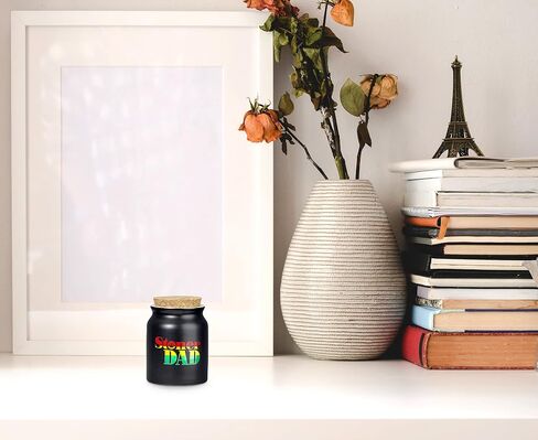 FASHIONCRAFT Stoner Dad Stash Jar - Rasta Letters in Saudi Arabia