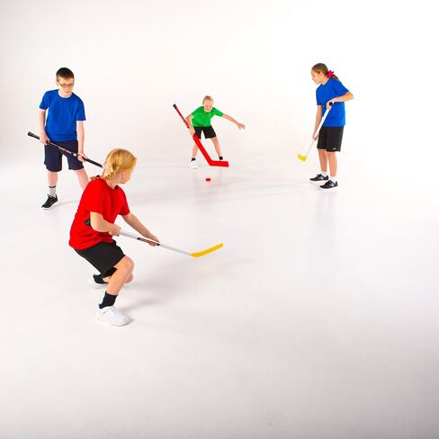 Cosom Senior Hockey Stick for Floor Hockey and Street Hockey, Built to Last, High School Physical Education Equipment, Plastic Hockey Equipment for Practice & Training, 47" Stick, Power Shaft, Orange in Saudi Arabia