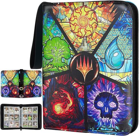 حافظة بطاقات لـ MTG/TCG، حافظة بطاقات تداول ذات 9 جيوب لـ YGO/PTCG، تحمل 720 بطاقة، ألبوم بطاقات جامع لبطاقات الألعاب القياسية، ألعاب هدايا للأطفال in Saudi Arabia