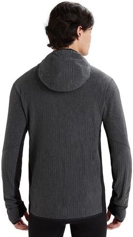 Icebreaker Men's Descender Ls Zip Hood in Saudi Arabia