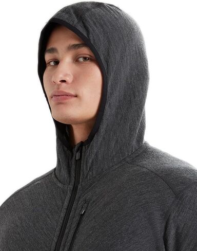 Icebreaker Men's Descender Ls Zip Hood in Saudi Arabia