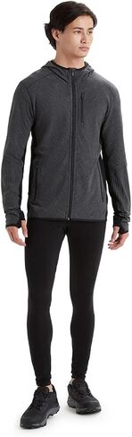 Icebreaker Men's Descender Ls Zip Hood in Saudi Arabia