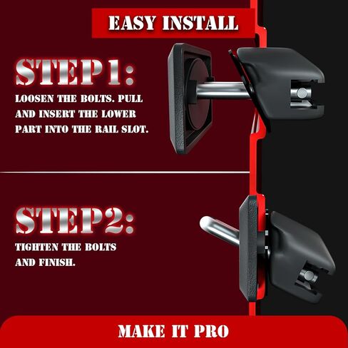 مرساة ربط لسرير الشاحنة من KitsPro لسيارة 2007-2024 Chevy شيفروليه سيلفرادو وجي إم سي سييرا 1500 2500 3500، 2015-2024 تشيفي شيفروليه كولورادو وجي إم سي كانيون، خطاف تثبيت لسرير الشاحنة، حزمة من 2 in Kuwait